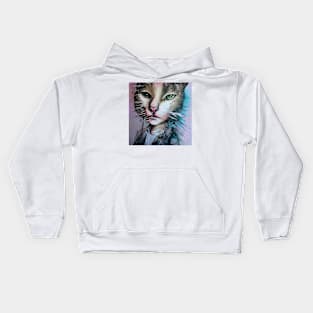 Adolescent cat Kids Hoodie